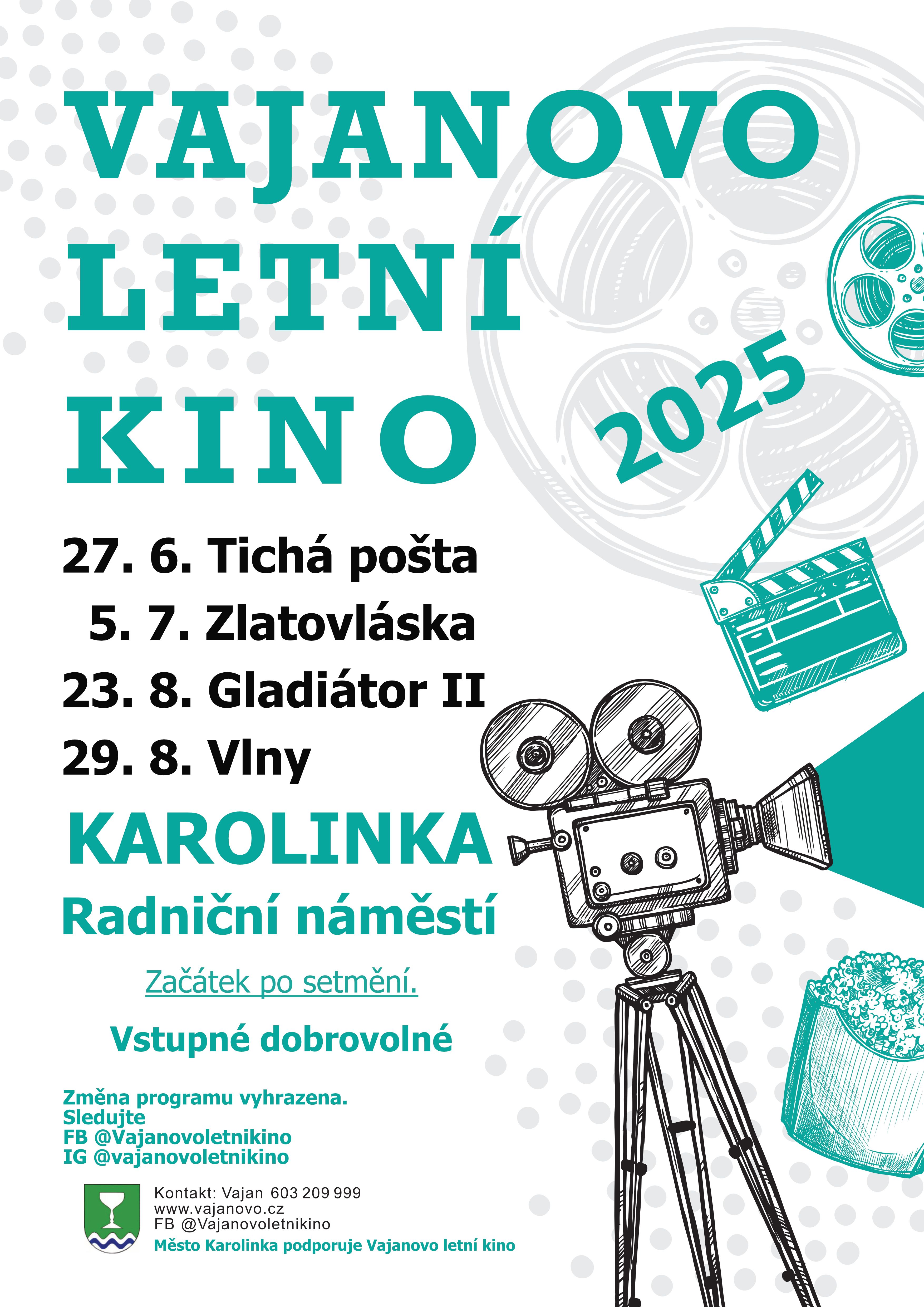 Vajanovo letní kino v Karolince