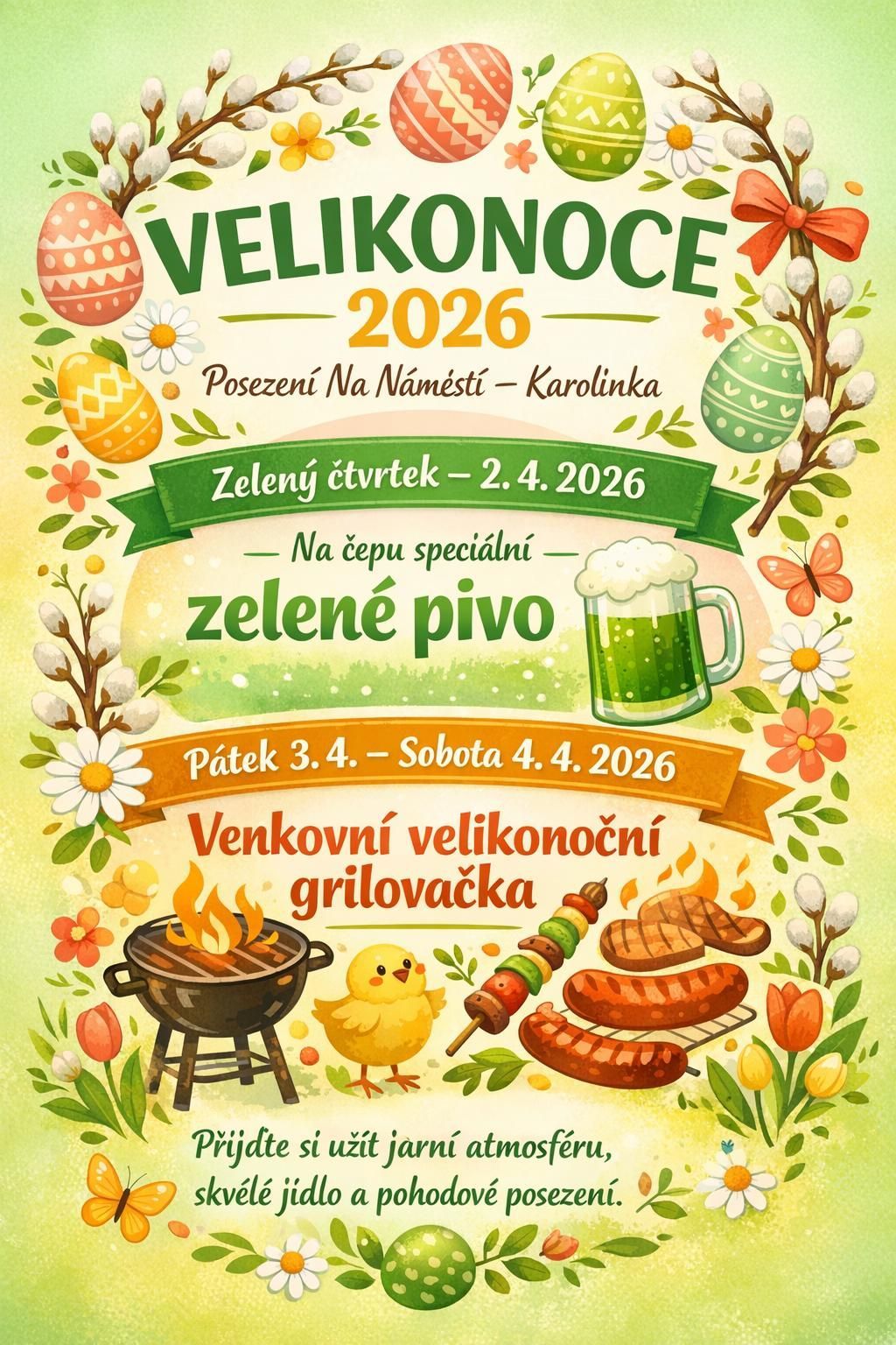 Velikonoce v Posezení na náměstí