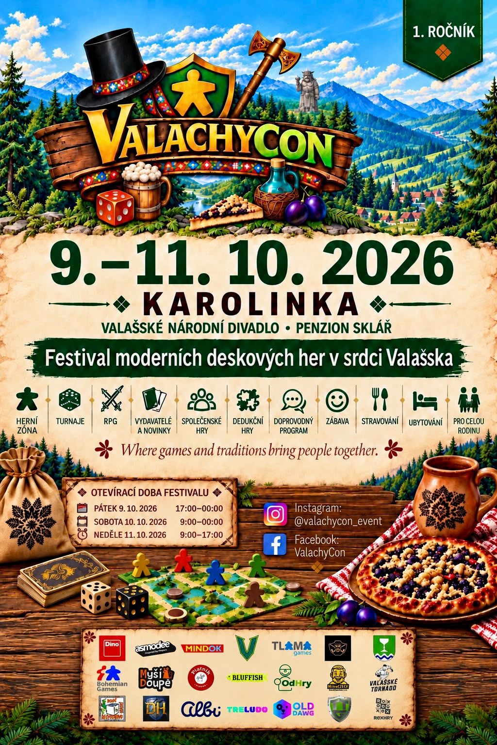 Festival deskových her ValachyCon