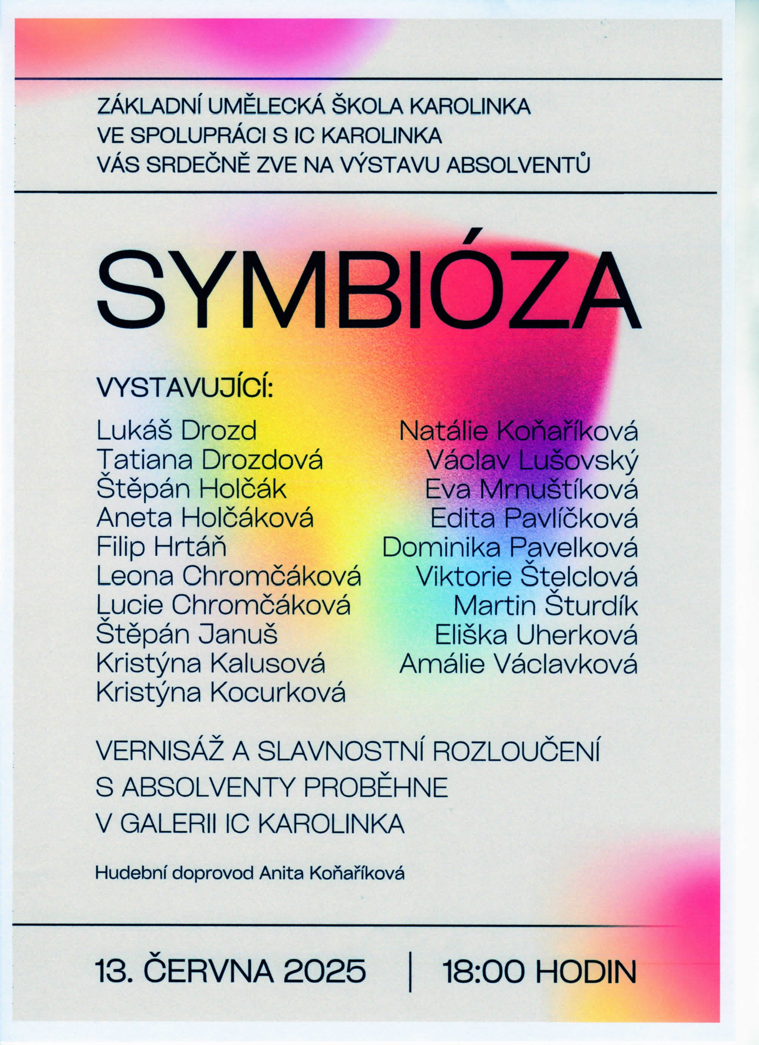 Symbióza výstava ZUŠ Karolinka 