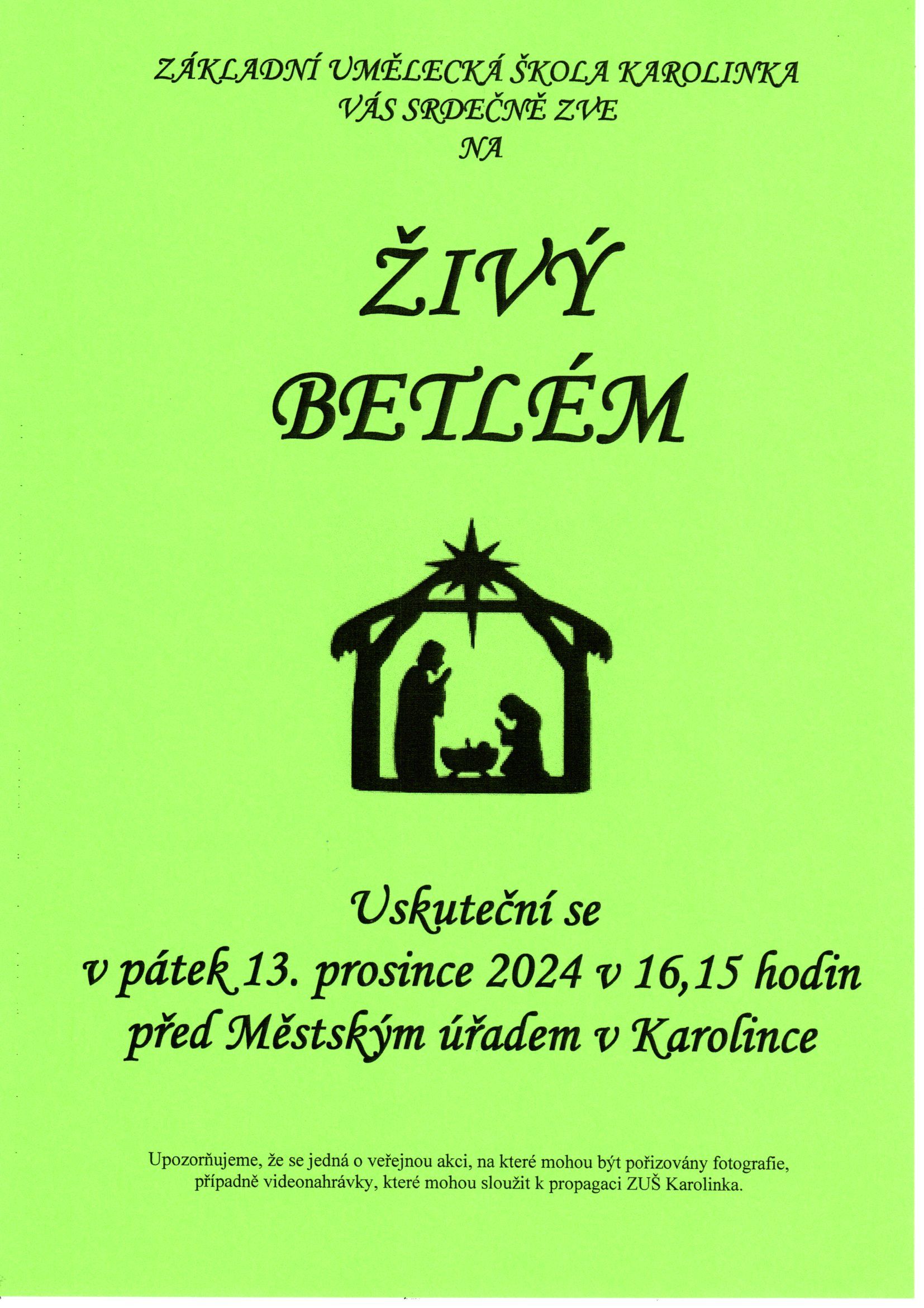 Živý betlém