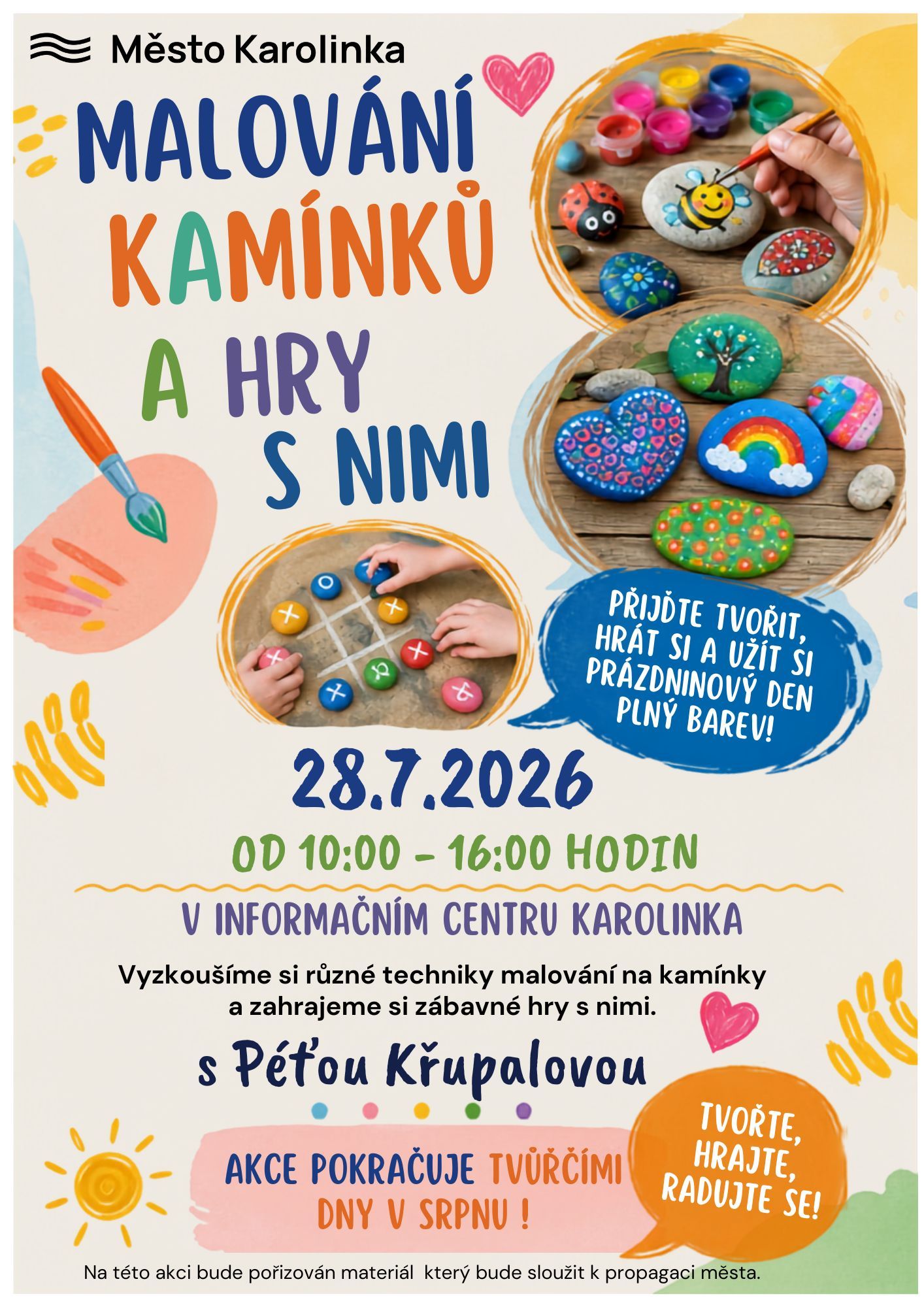 MALOVÁNÍ KAMÍNKŮ A HRY S NIMI