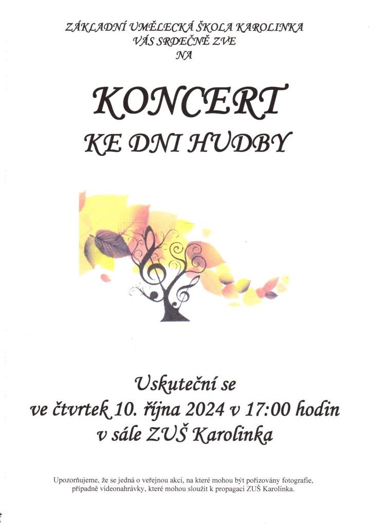 Koncert ke dni hudby