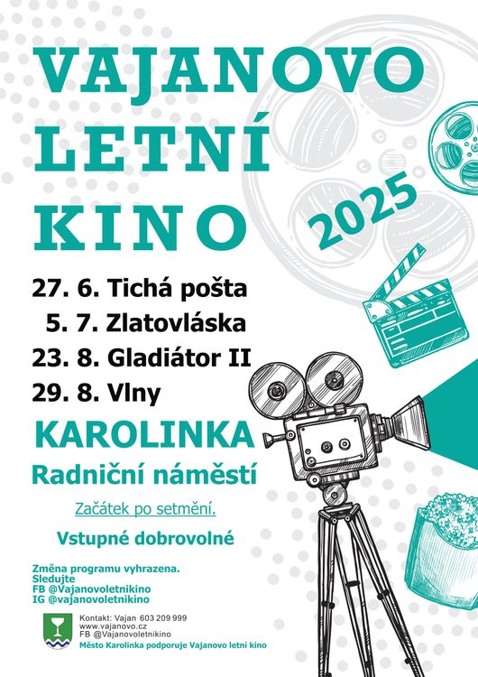 Vajanovo letní kino v Karolince