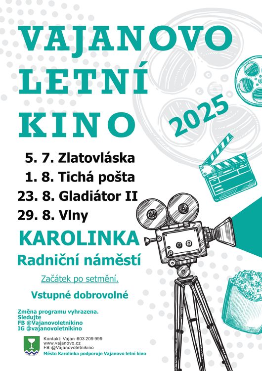 Vajanovo letní kino v Karolince