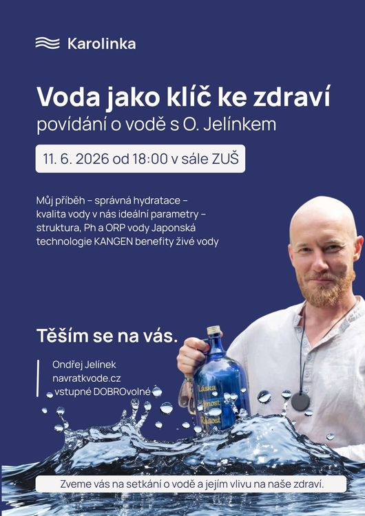 POZVÁNKA NA BESEDU O VODĚ 