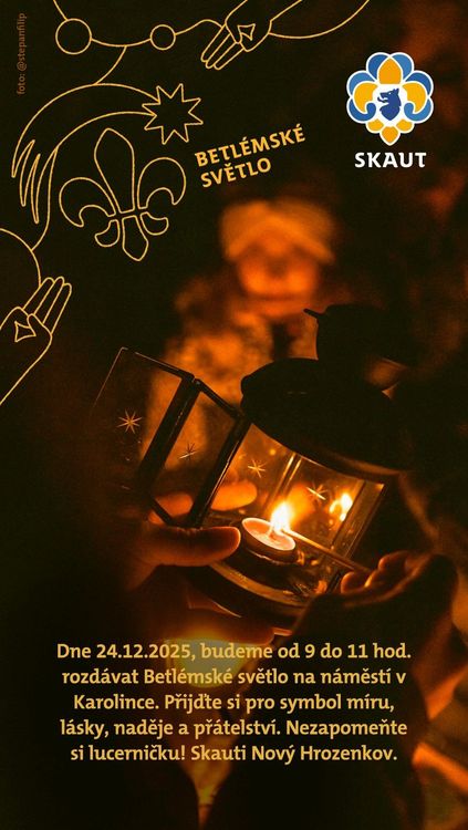 Betlémské světlo v Karolince