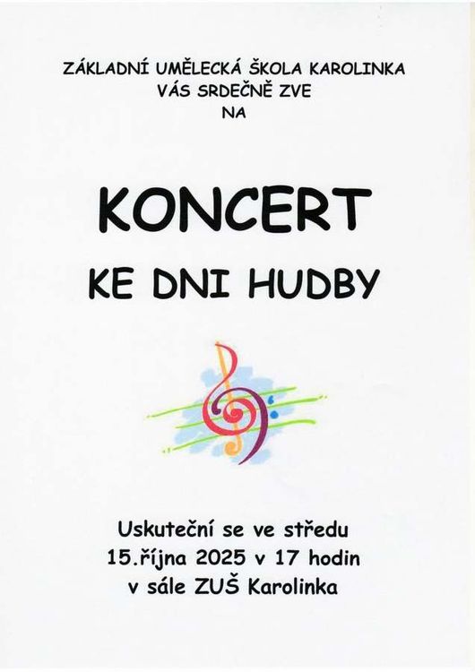 Koncert ke Dni hudby