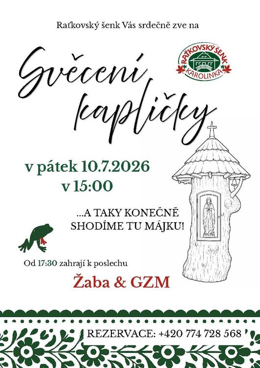 Svěcení kapličky