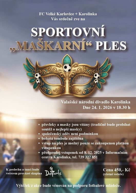 Sportovní "maškarní" ples