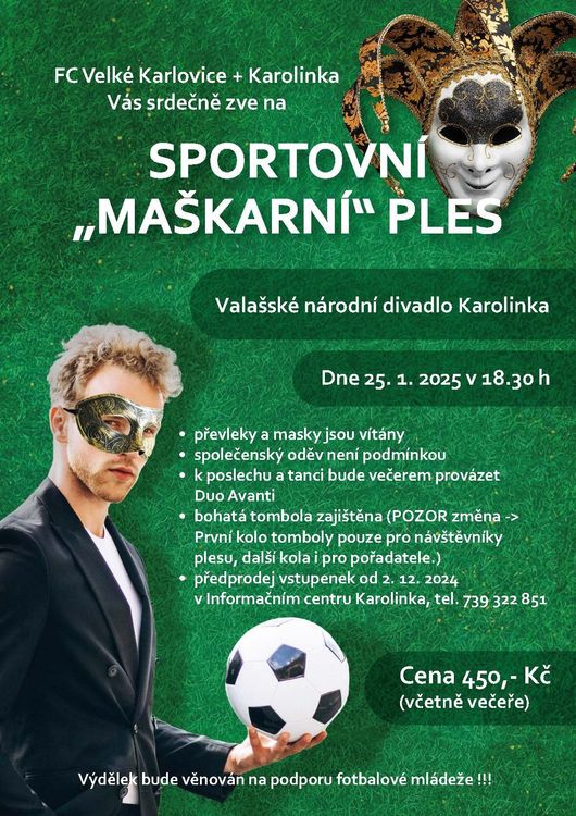 Sportovní "maškarní" ples