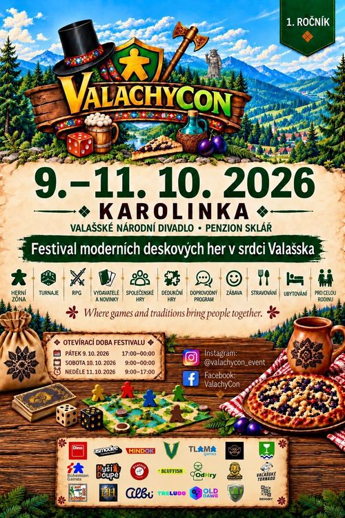 Festival deskových her ValachyCon