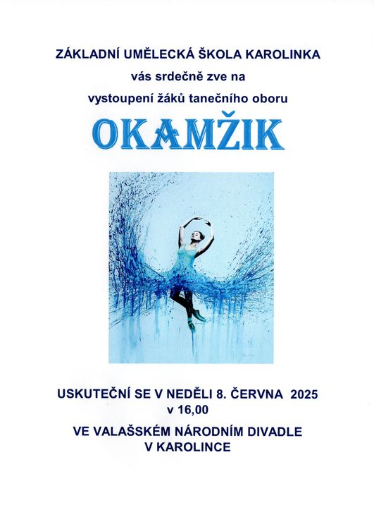 Taneční vystoupení ZUŠ 
