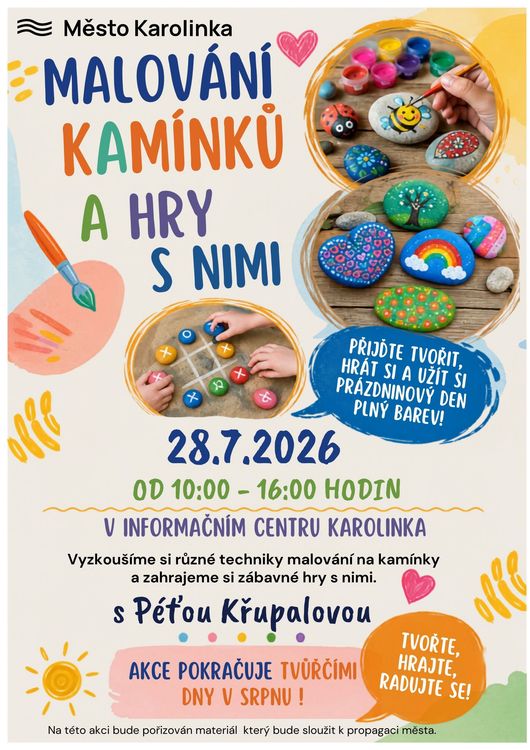 MALOVÁNÍ KAMÍNKŮ A HRY S NIMI
