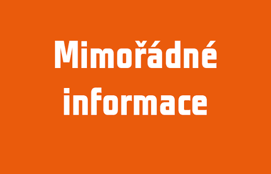 MIMOŘÁDNÉ INFORMACE k následkům extrémně silným bouřkám AKTUALIZACE - NABÍDKA VYSOUŠEČŮ