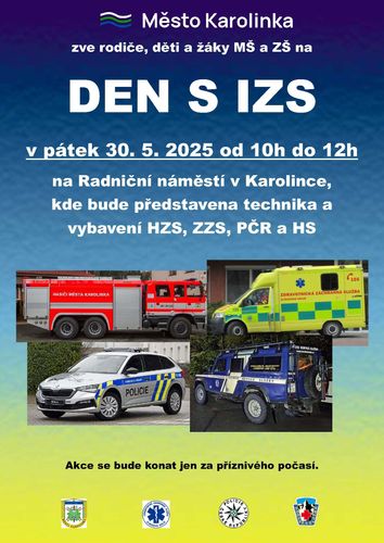DĚTSKÝ DEN S INTEGROVANÝM ZÁCHRANNÝM SYSTÉM V KAROLINCE