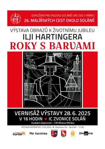Výstava obrazů akademického malíře Jiljího Hartingera
