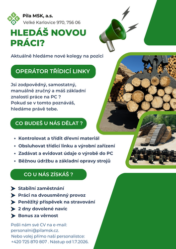 Nabídka práce v regionu