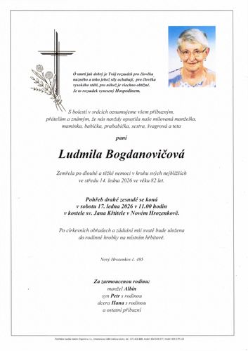 Smuteční oznámení