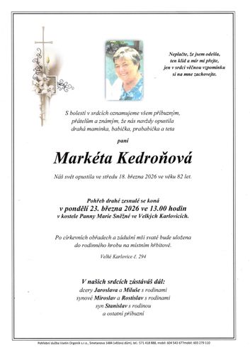 Smuteční oznámení