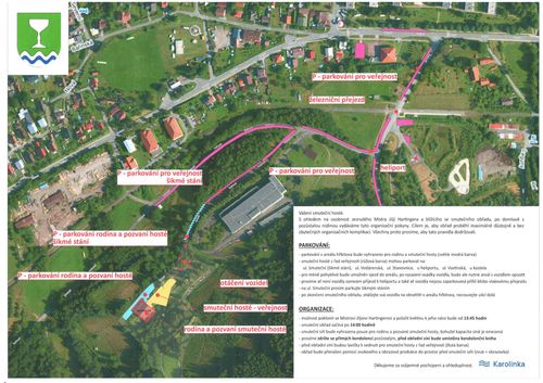 Jiljí Hartinger - organizace smutečního obřadu