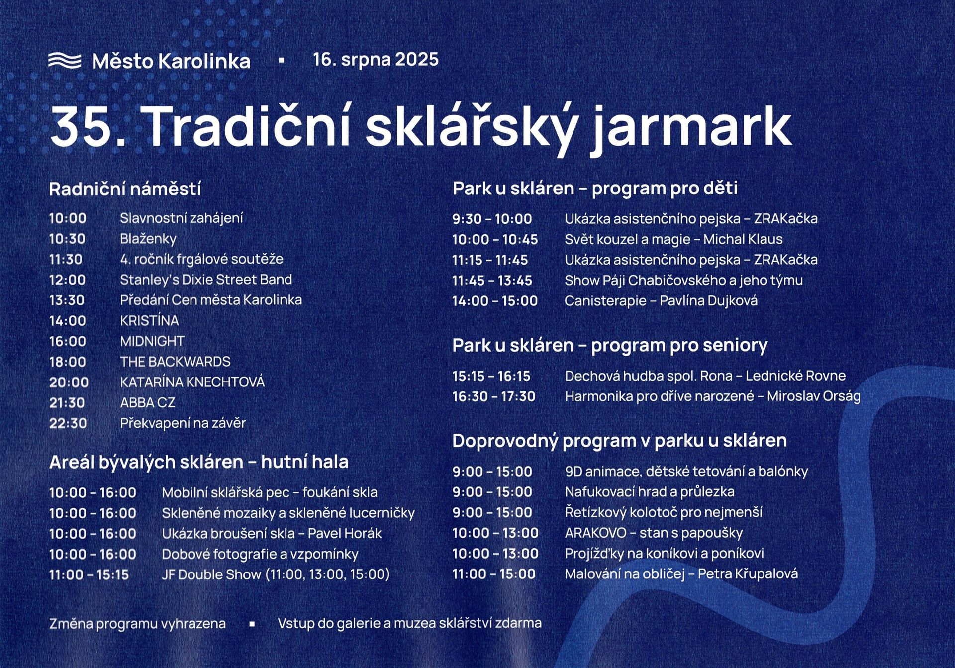 35. Tradiční sklářský jarmark