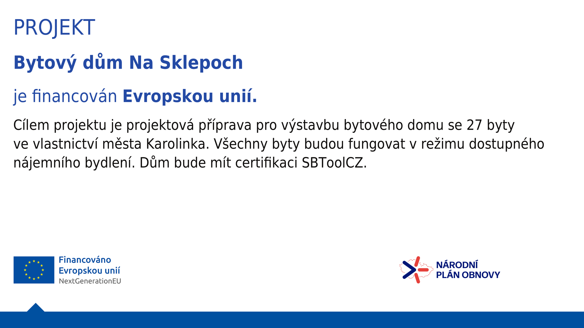 Bytový dům na Sklepoch