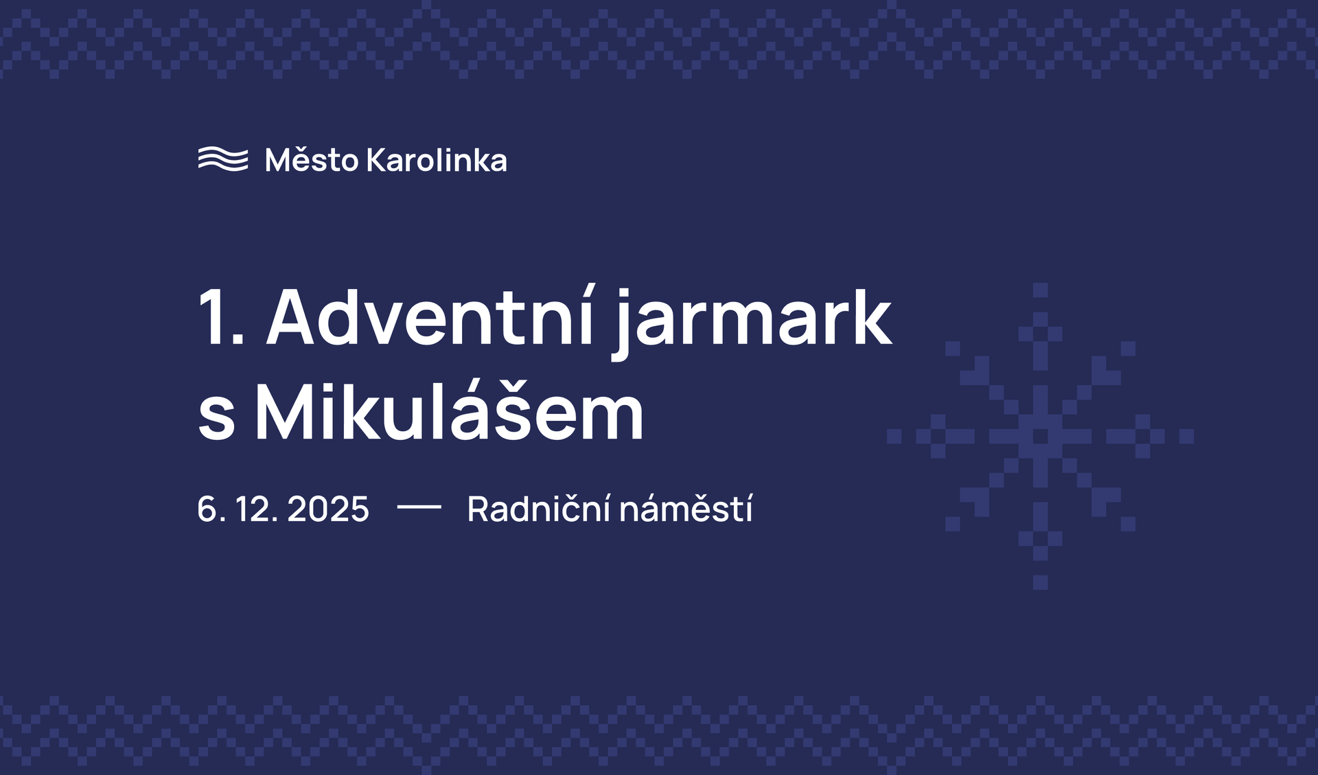 Známe program 1. Adventního jarmarku s Mikulášem